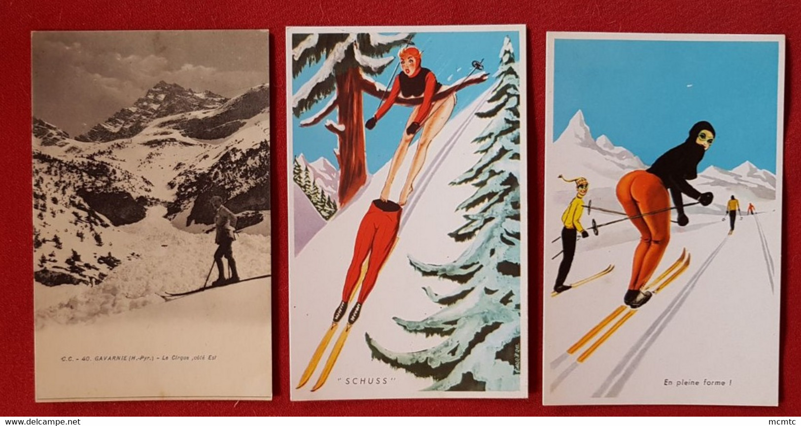 23 Cartes -  Ski , Skis , Skieur , Skieurs , Hiver , Neige , Vacances , Humour , Humoristique - Winter Sports