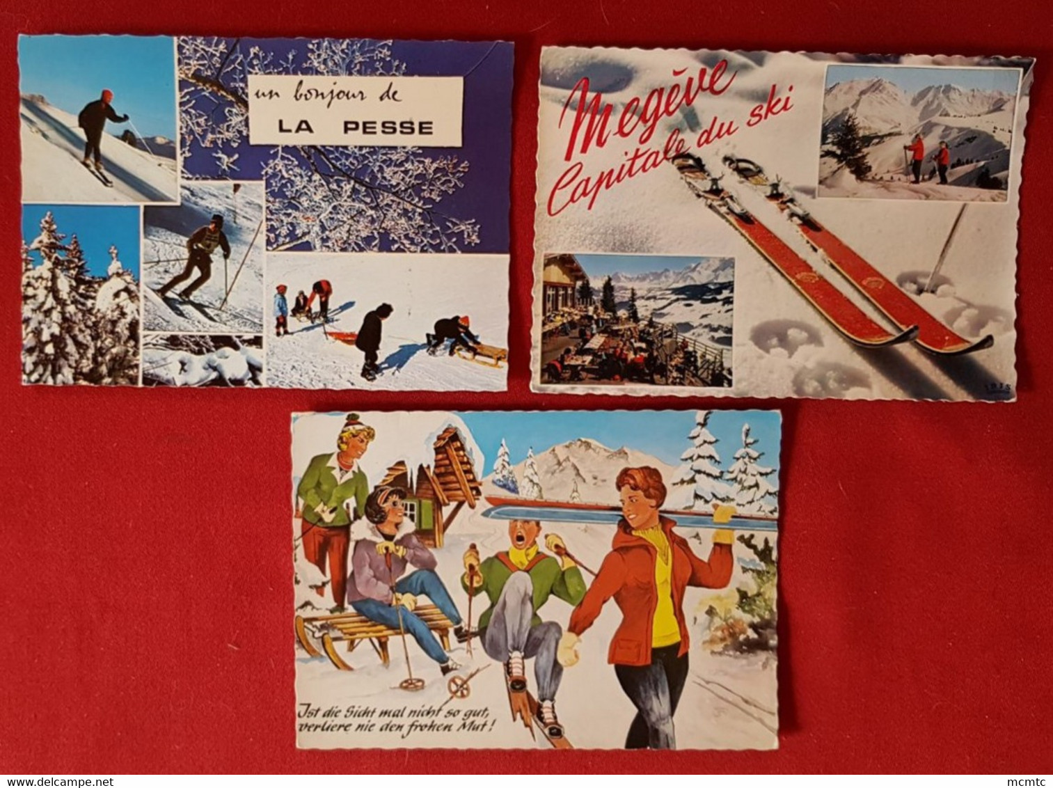23 Cartes -  Ski , Skis , Skieur , Skieurs , Hiver , Neige , Vacances , Humour , Humoristique - Wintersport