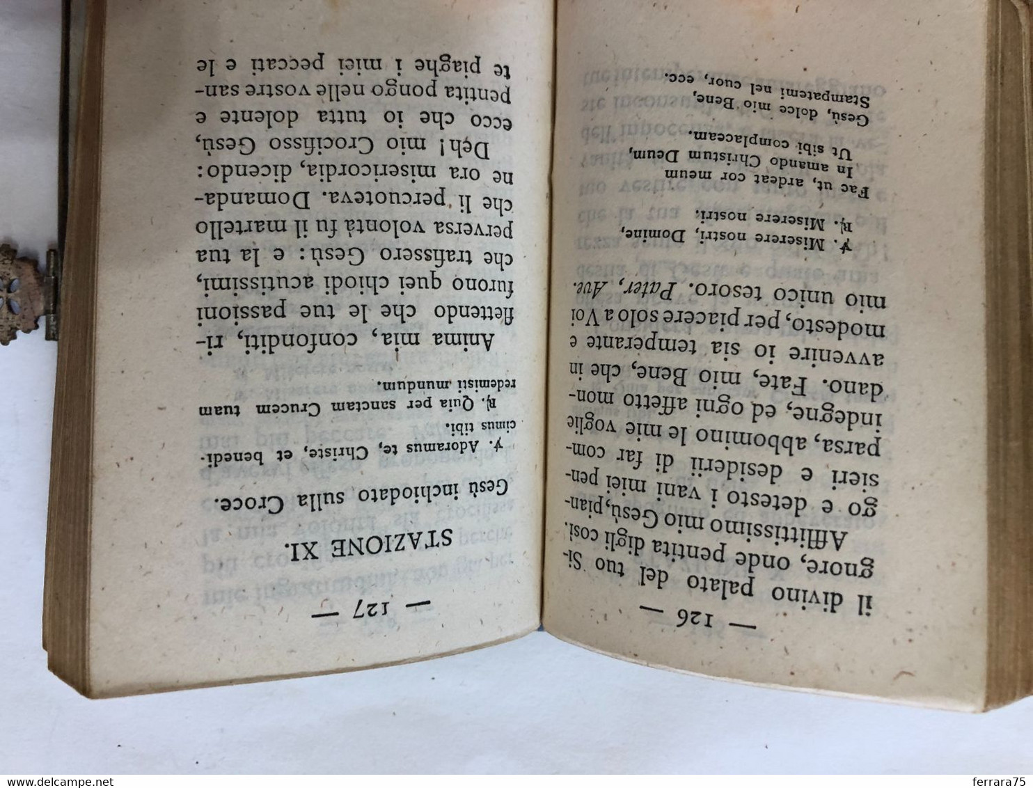 PRESENTE SPIRITUALE LIBRO DI PREGHIERE 1880 MILANO P.CLERC. - Religion