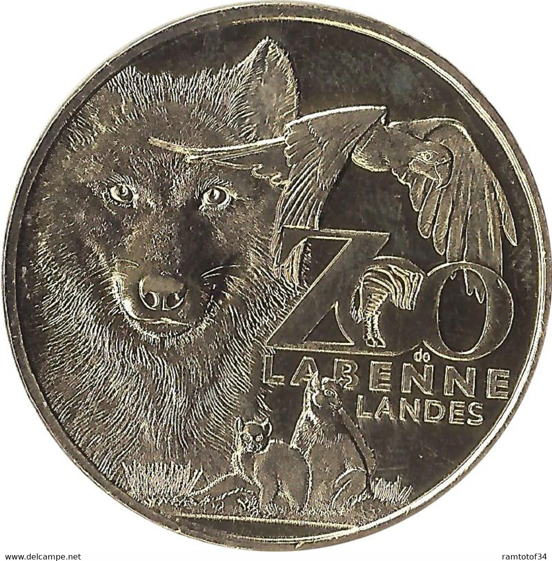 2021 MDP259 - LABENNE - Zoo De Labenne (Loup, Perroquet Et Lémuriens) / MONNAIE DE PARIS 2021 - 2021