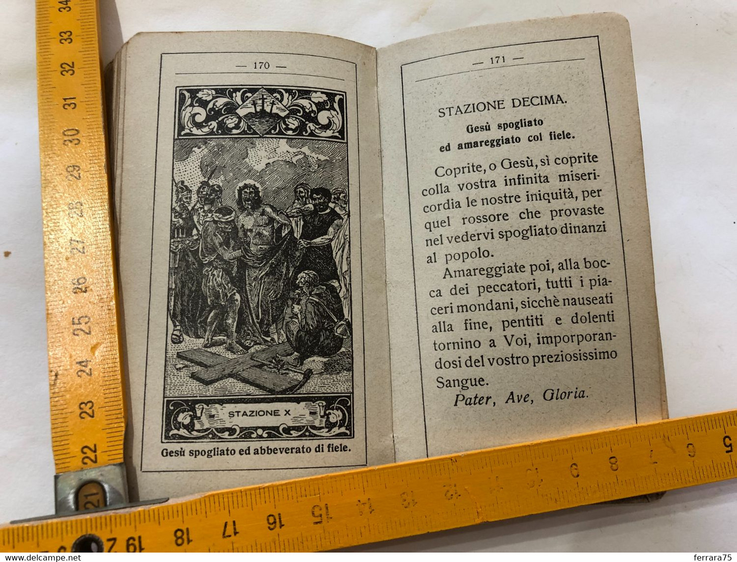 RICORDO DELLA PRIMA COMUNIONE CHIESA S.MARIA AL NAVIGLIO MILANO 1923 - Religione