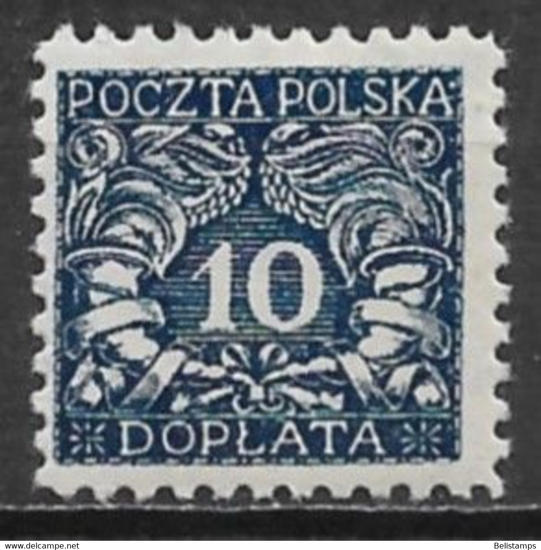 Poland 1919. Scott #J25 (MH) Numeral Of Value - Portomarken