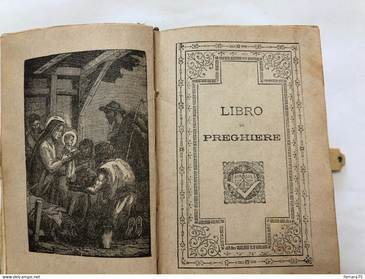 IL NUOVO GIARDINO SPIRITUALE A.BIETTI LIBRO DI PREGHIERE 1891 VESPRO SANTA MESSA - Religion