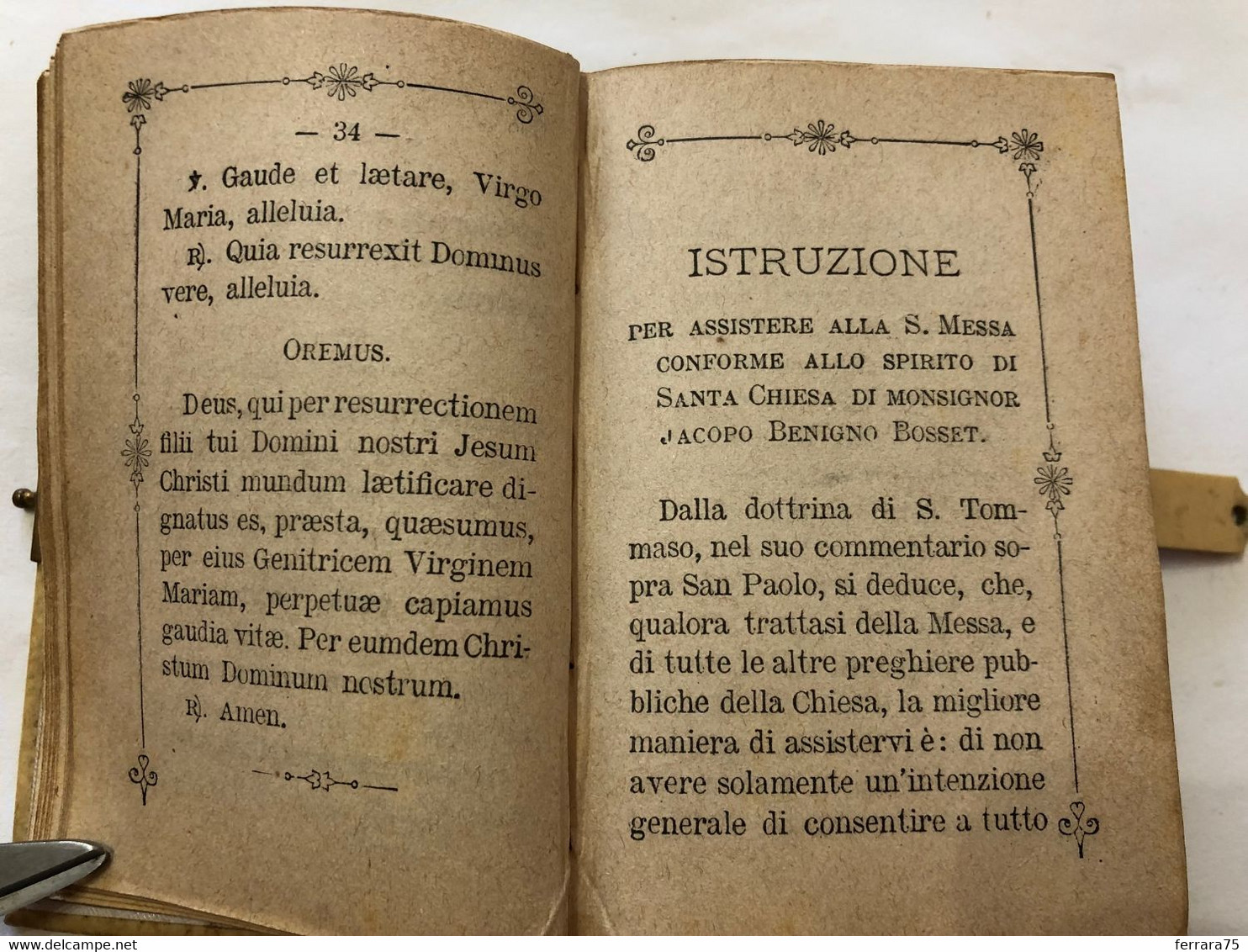 IL NUOVO GIARDINO SPIRITUALE A.BIETTI LIBRO DI PREGHIERE 1891 VESPRO SANTA MESSA - Religion