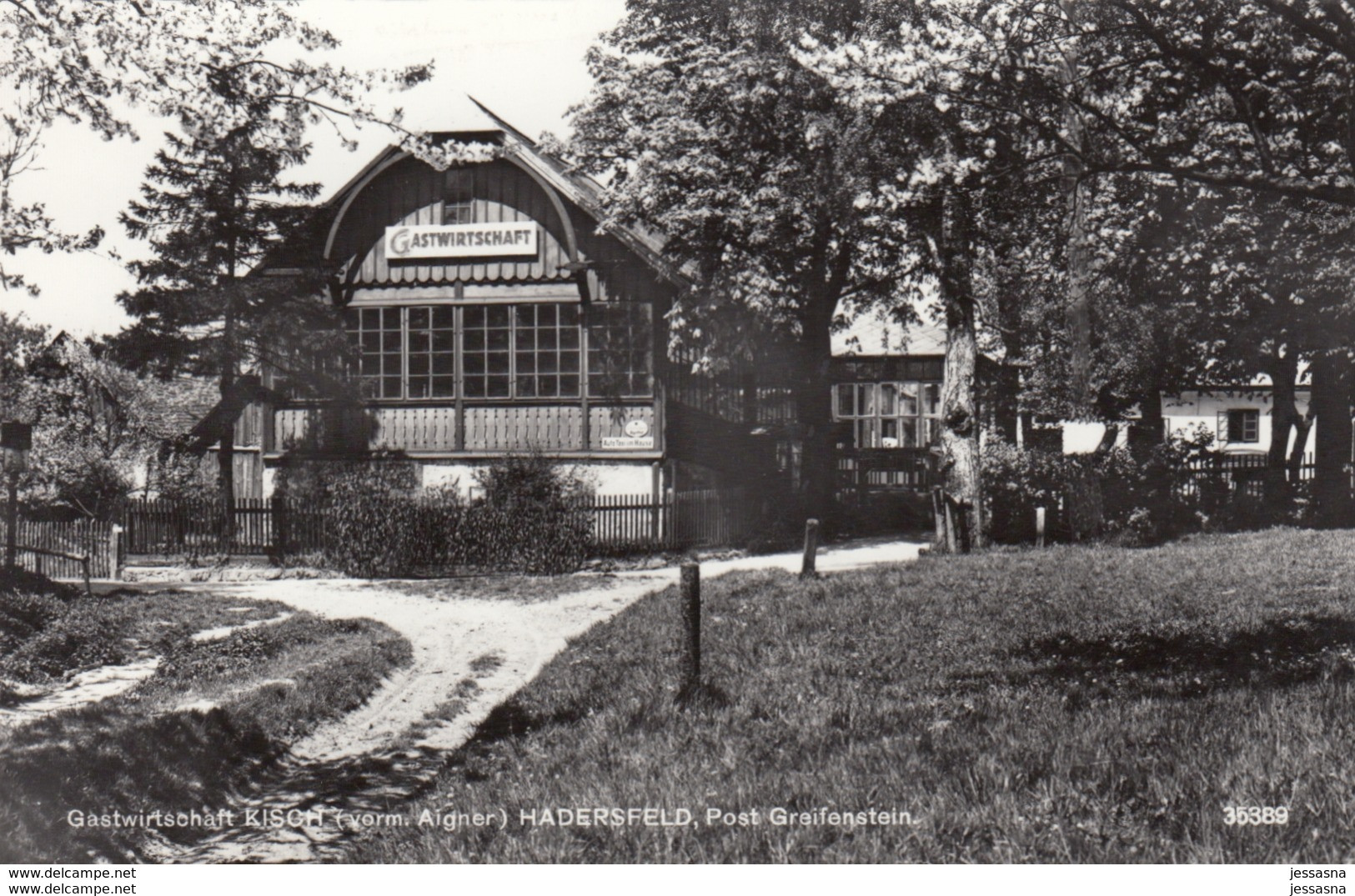 AK - NÖ - Hadersdorf Post Greifenstein - Gasthof KISCH (vorm. Aigner) - 1966 - Tulln
