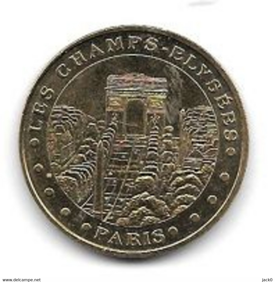 Médaille  Touristique  Ville, PARIS, LES  CHAMPS - ELYSEES  2004  ( 75008 ) - 2004