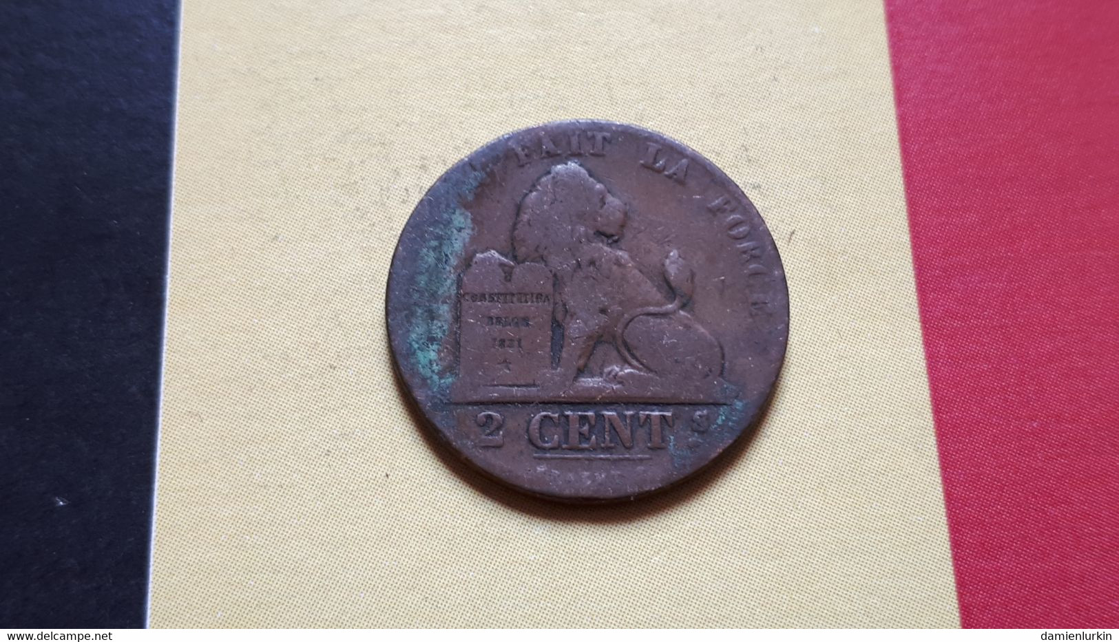 BELGIQUE LEOPOLD IER 2 CENTIMES 1863 - 2 Centimes