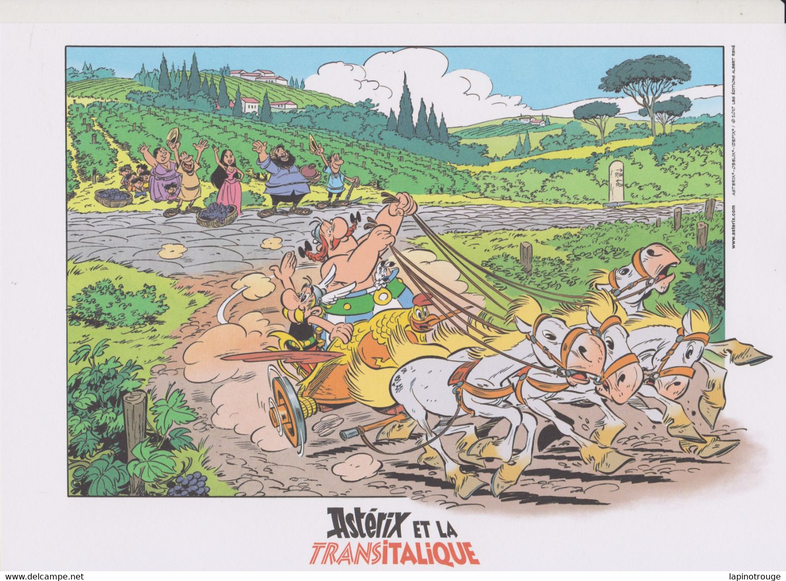 Ex-libris CONRAD Didier Astérix Et La Transitalique Editions Albert René 2017 (Uderzo Goscinny) - Illustrateurs A - C