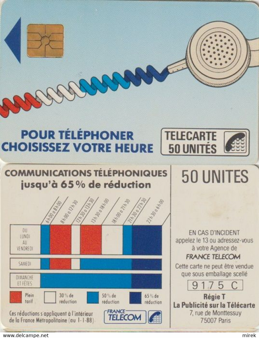 820/ France, Cordons, GEM, 50 Ut.; CN 9175C - Telefonschnur (Cordon)