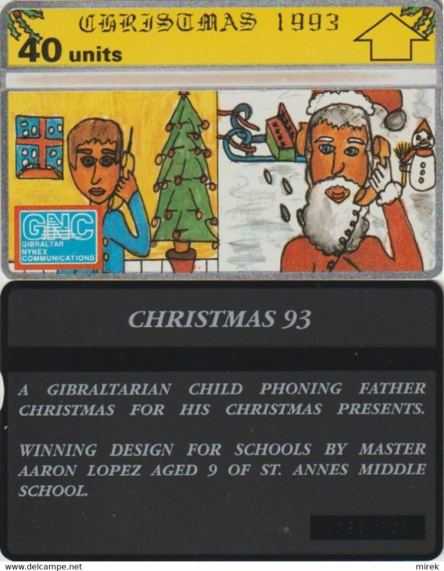 823/ Gibraltar, P27. Christmas, 40 Ut.; 310L - Gibraltar