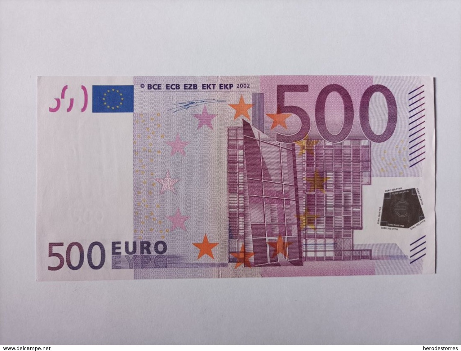 500 EURO SPANIEN(V), T001, DUISEMBERG, AUNC, Very Scarce - 500 Euro