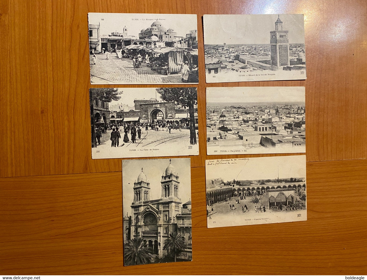 TUNIS - Lot De 6 Cartes (voire Scan) - Tunesië