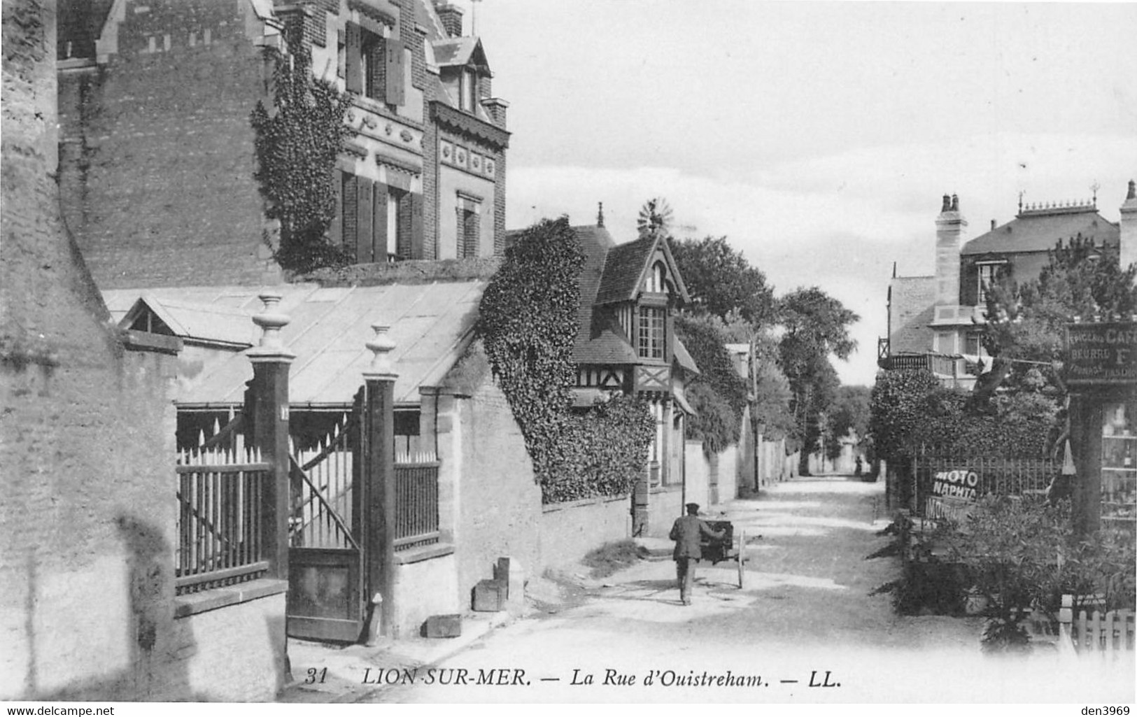 LION-sur-MER - La Rue D'Ouistreham - Andere & Zonder Classificatie