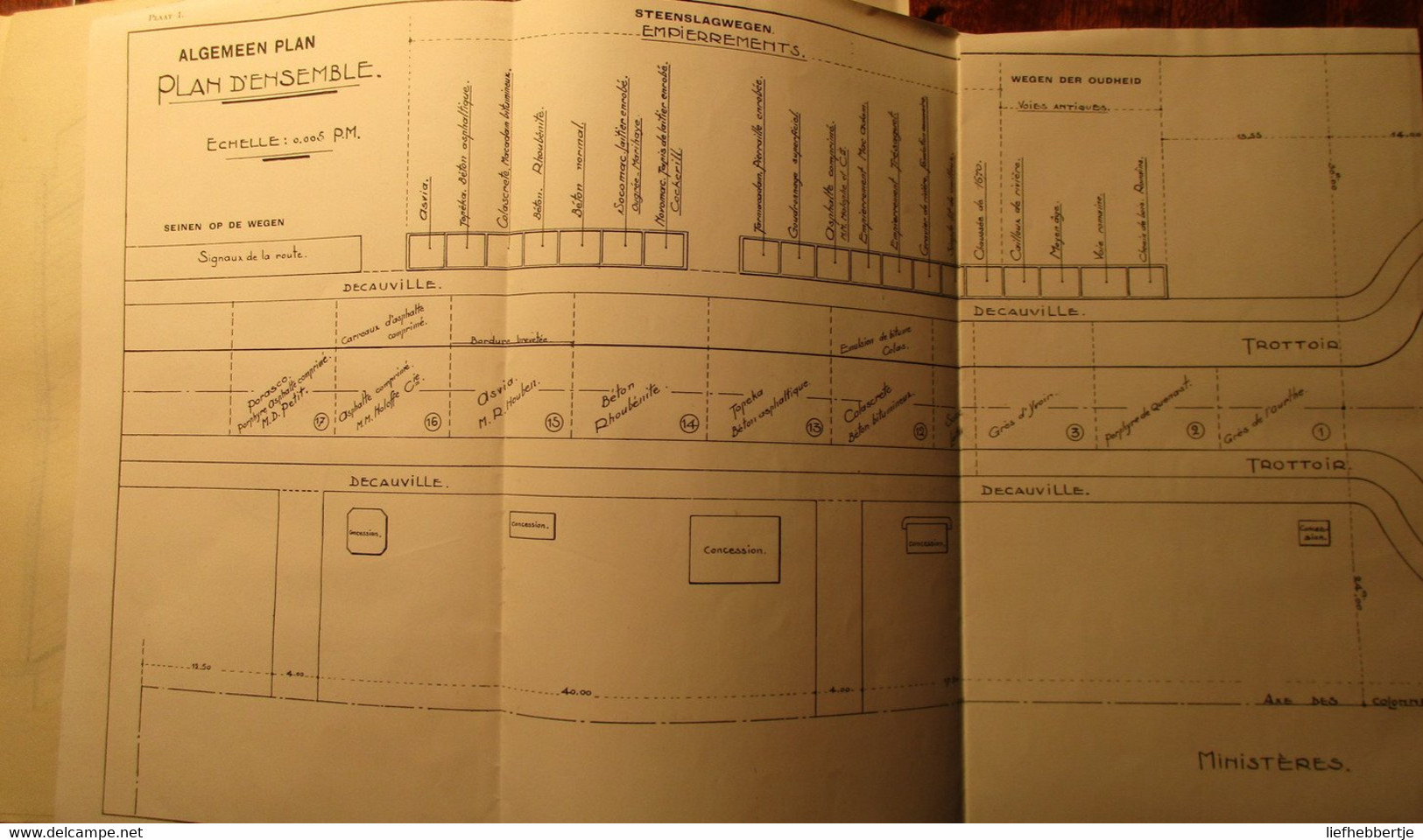 De Verkeersweg Door De Eeuwen Heen 1830-1930 - De Moderne Wegverhardingen - Door C. Jansens - Other & Unclassified