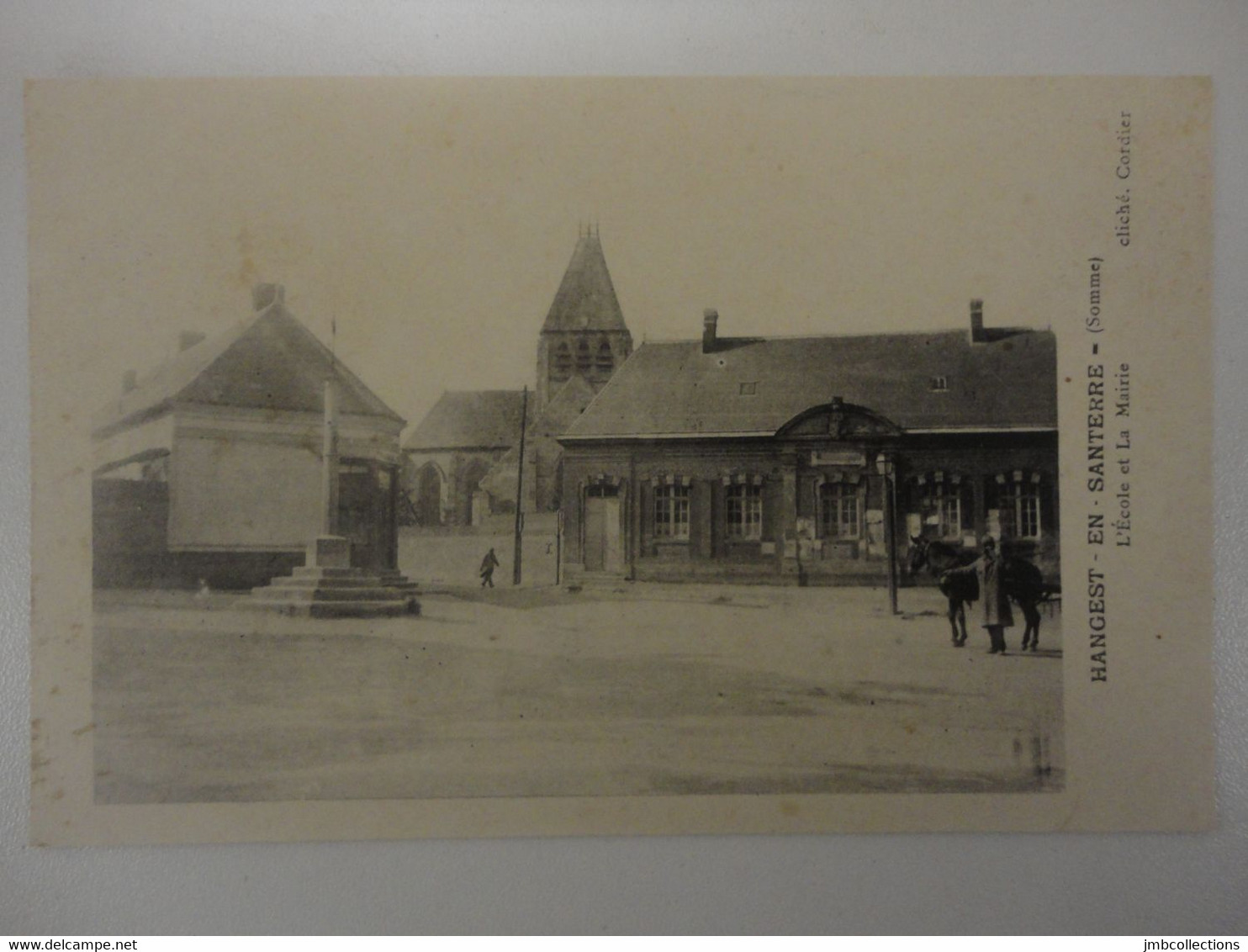 HANGEST EN SANTERRE (Somme) L'ECOLE ET LA MAIRIE - Other & Unclassified