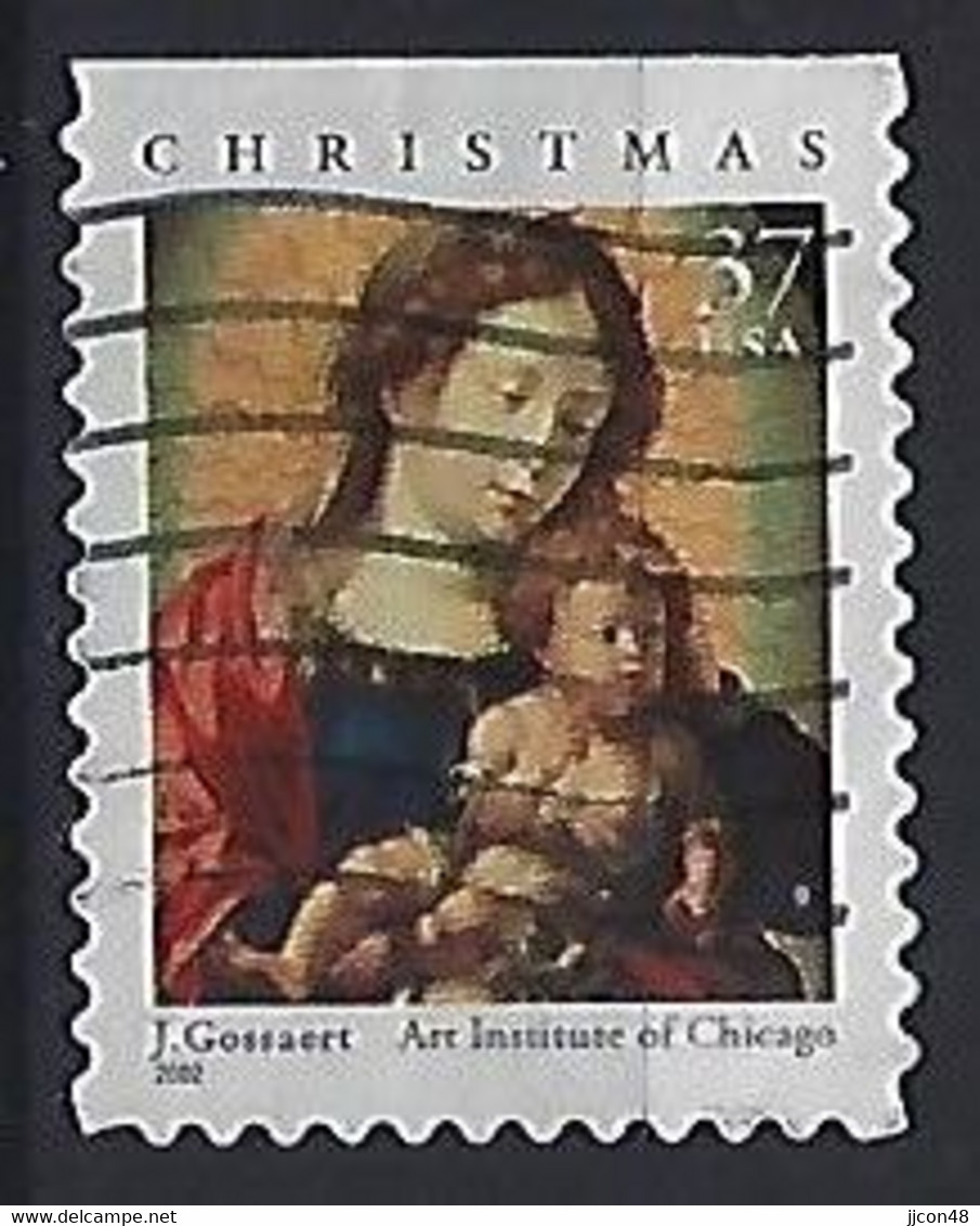 USA 2002  Christmas (o) Mi.3646 I BD O  (1st Issue) - Oblitérés