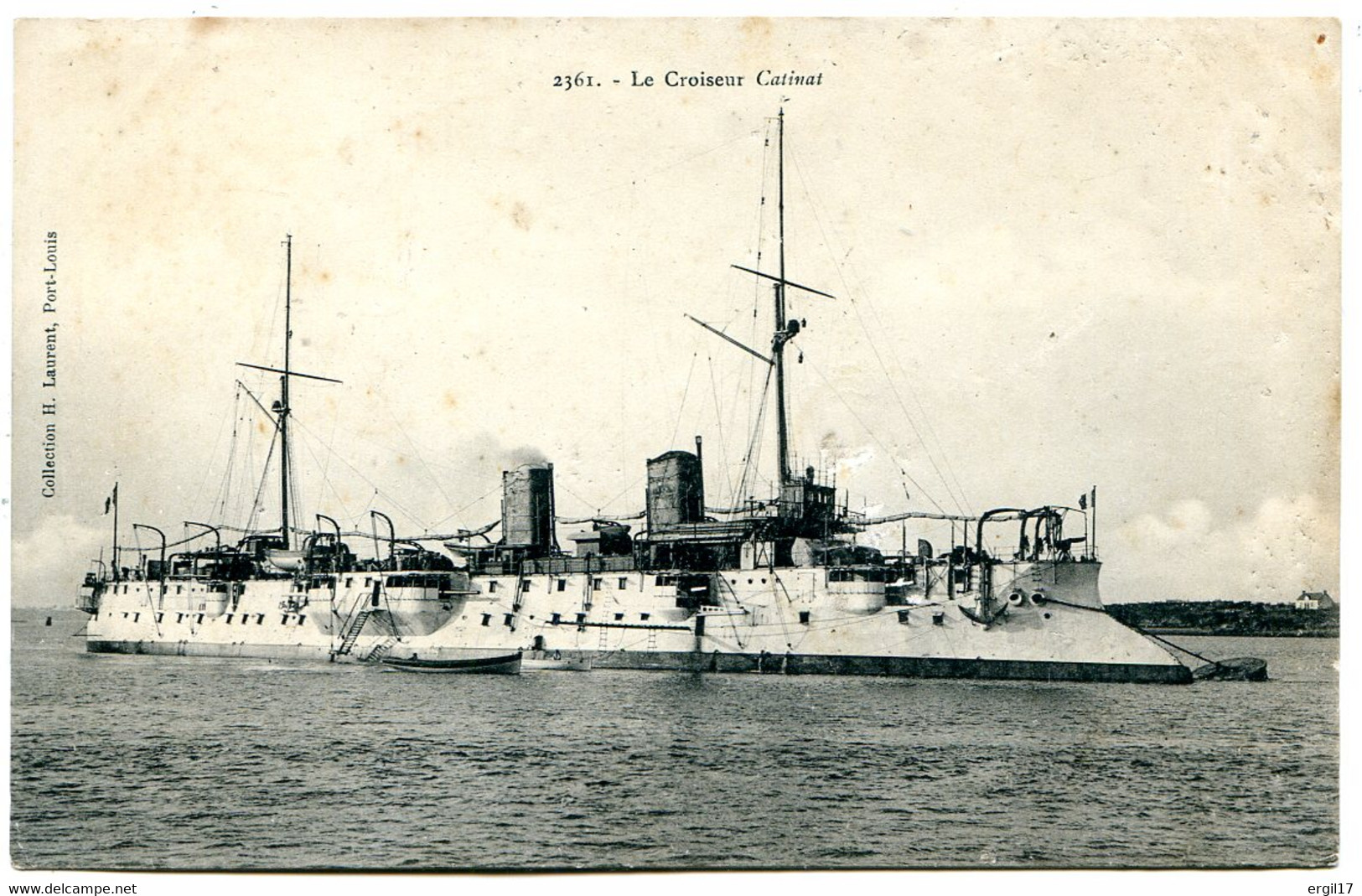 Bateaux De Guerre - édités à Port-Louis - Lot De 2 CPA - Voir Détails Dans La Description - Oorlog