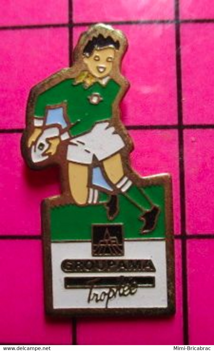 1318A Pin's Pins / Beau Et Rare / THEME : SPORTS / RUGBY TROPHEE GROUPAMA - Rugby