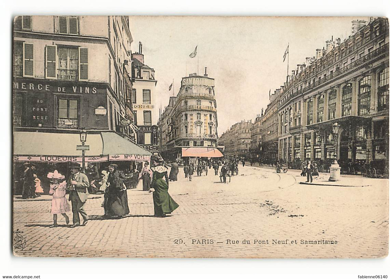 Maison VOYETTE Commerce De Vins Et La SAMARITAINE Rue Du Pont Neuf Précurseur 29 CLC Paris - District 01