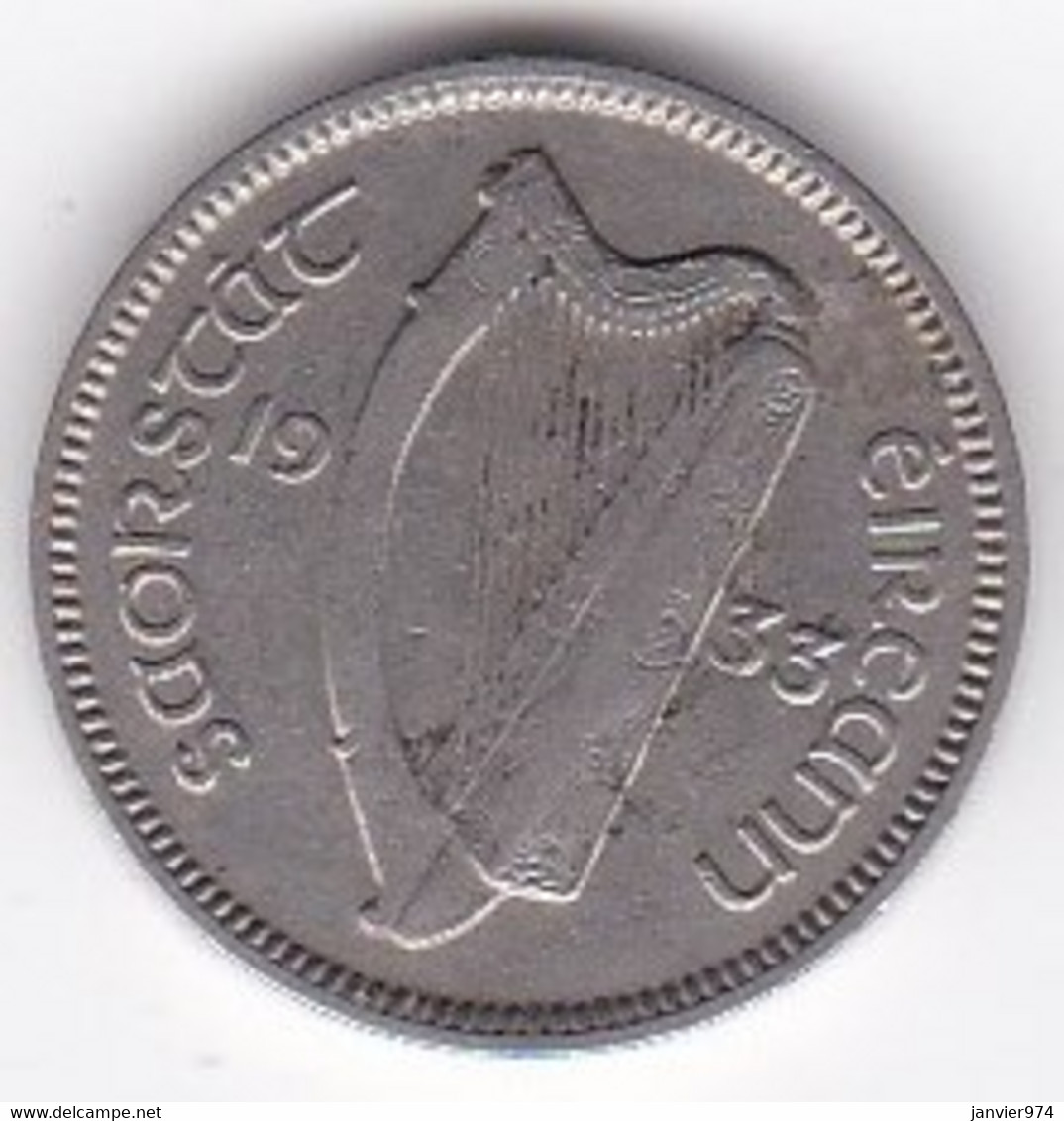 Irlande 3 Pingin 1933 , En Nickel, KM# 4 - Irlanda