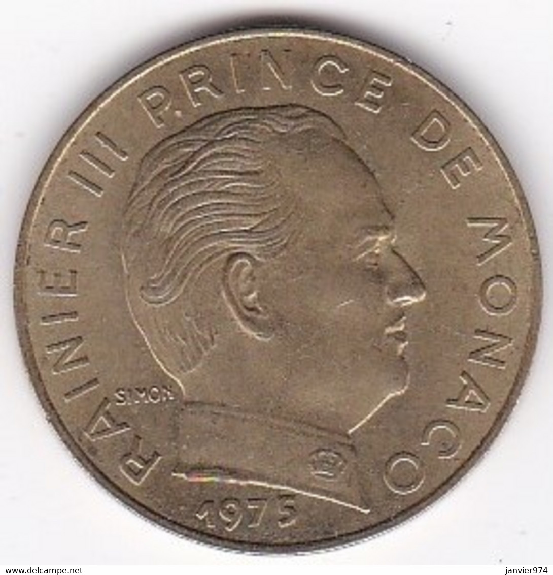 MONACO. 20 CENTIMES 1975 RAINIER III - 1960-2001 Neue Francs