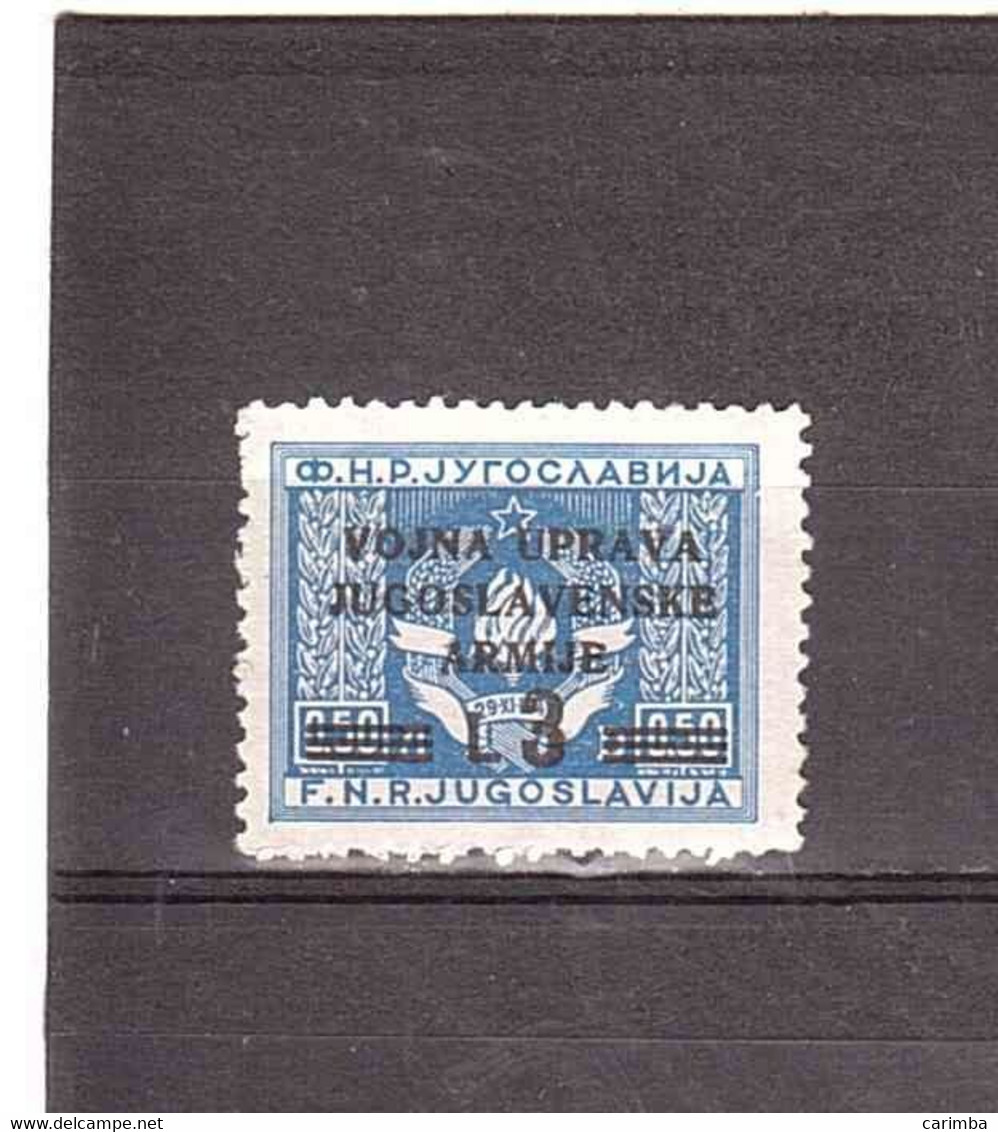 L. 3 VOJNA UPRAVA JUGOSLAVENSKE - Occ. Yougoslave: Istria