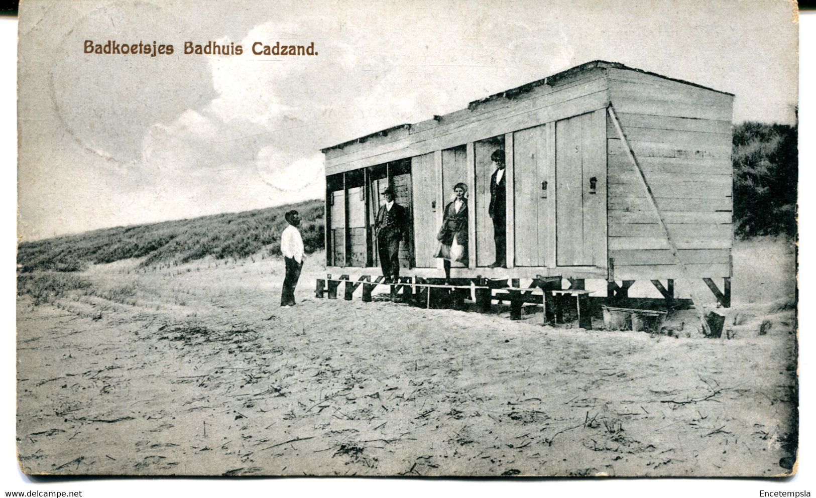 CPA - Carte Postale - Pays-Bas - Cadzand - Badkoetsjes Badhuis Cadzand  - 1922 ( RH18349OK) - Cadzand