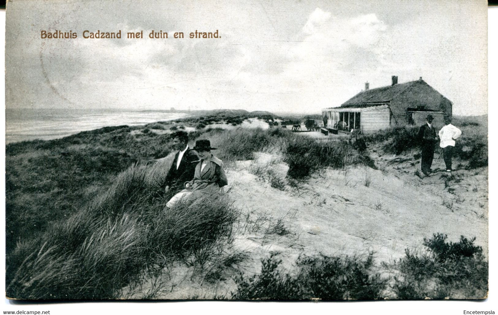 CPA - Carte Postale - Pays-Bas - Cadzand - Badhuis Cadzand Met Duin En Strand  - 1922 ( RH18351OK) - Cadzand