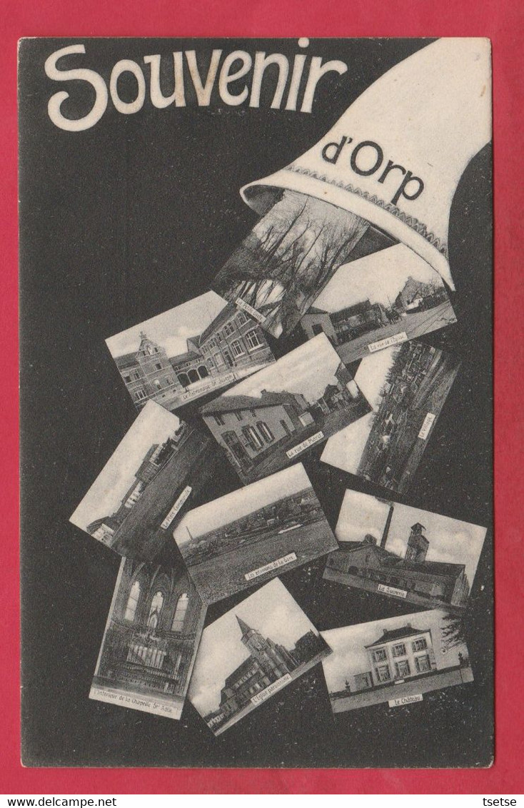 Orp - Souvenir ... Jolie Carte Multivues -1908 ( Voir Verso ) - Orp-Jauche
