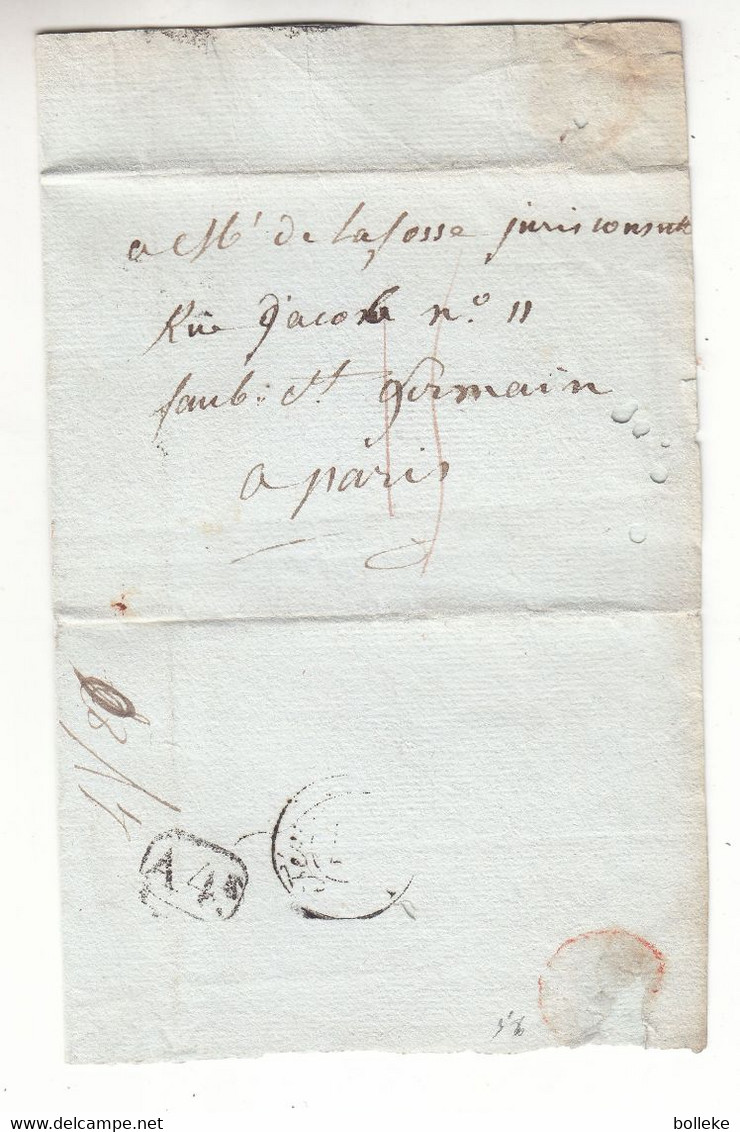 France - Précurseur Expédié Vers Paris - ...-1845 Prephilately