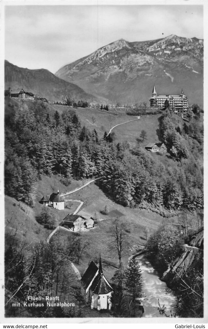 Flüeli - Ranft - Mit Kurhaus Nünalphorn - 1939 - Otros & Sin Clasificación