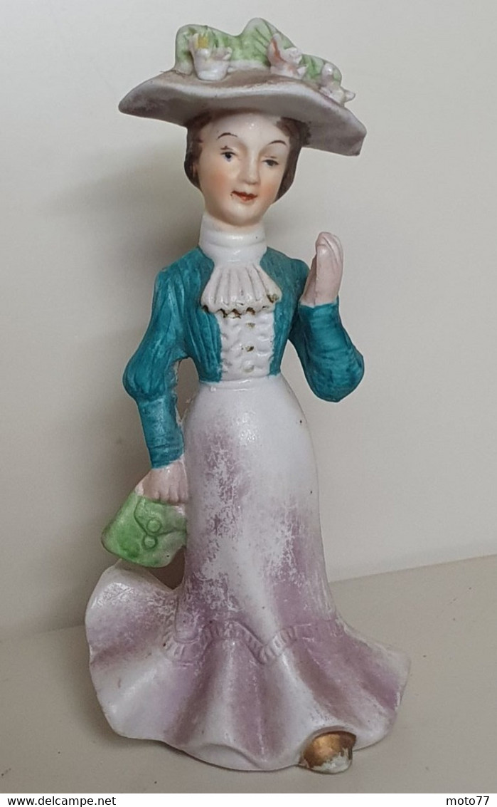 La Femme En Belle Tenue - Chapeau Sac Robe - STATUETTE - Bon état - 29 / Vers 1990 - Sonstige & Ohne Zuordnung