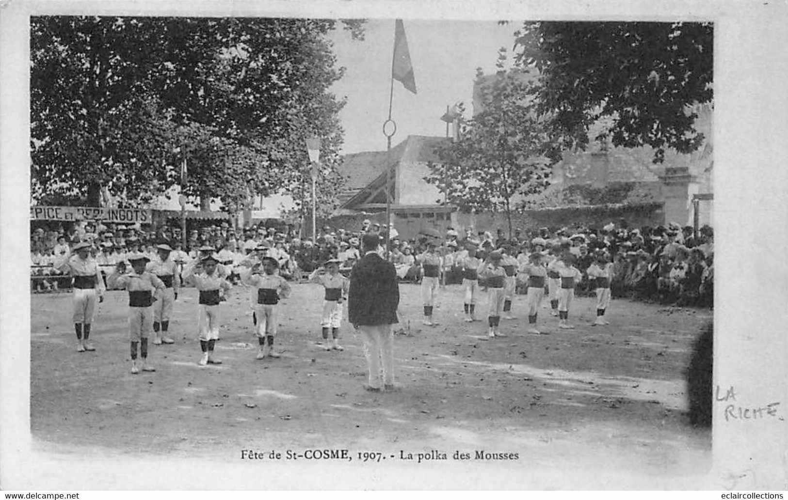 La Riche       37       Fête De Saint Cosme 1907 .  La Polka Des Mousses      (voir Scan) - La Riche