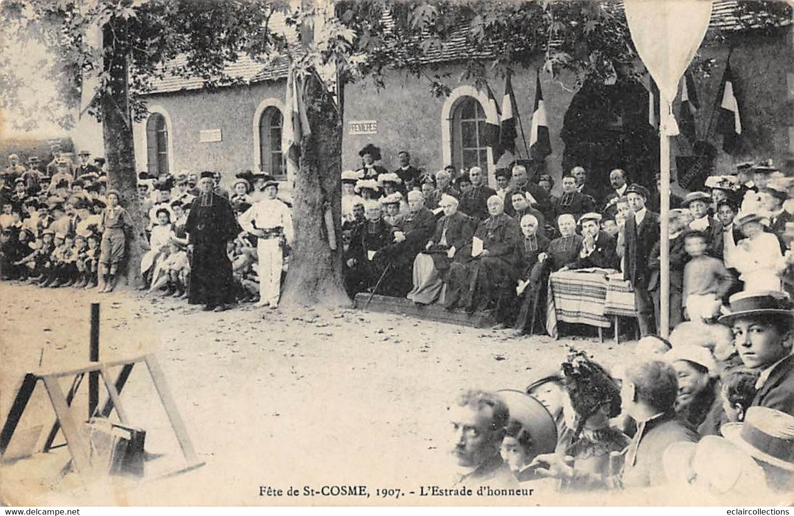 La Riche       37       Fête De Saint Cosme 1907   L'estrade D'honneur        (voir Scan) - La Riche