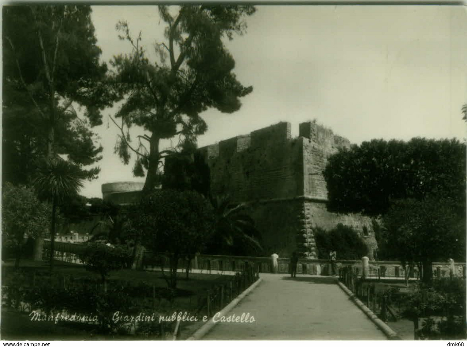 MANFREDONIA - GIARDINI PUBBLICI E CASTELLO - EDIZIONE TOTARO - 1960s (7890) - Manfredonia