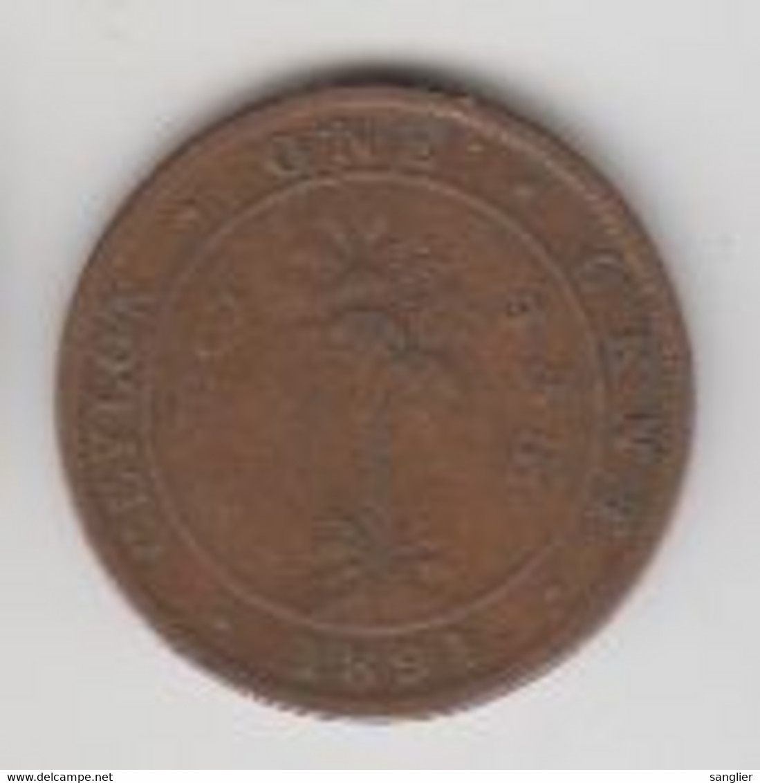 CEYLON - ONE CENT  1891 - Autres – Asie