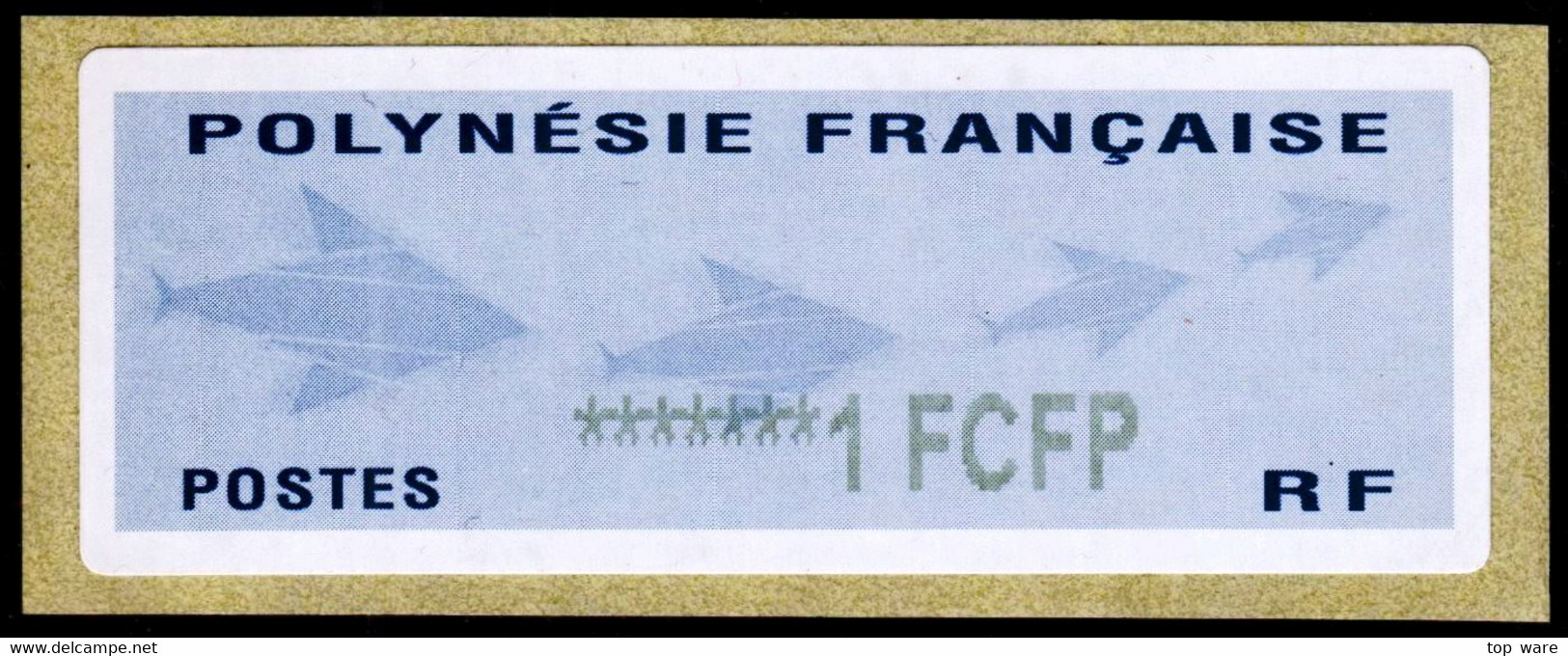 Polynésie Française / French Polynesia Distributeur ATM Vending Machine Stamps / First Issue MNH - Affrancature Meccaniche