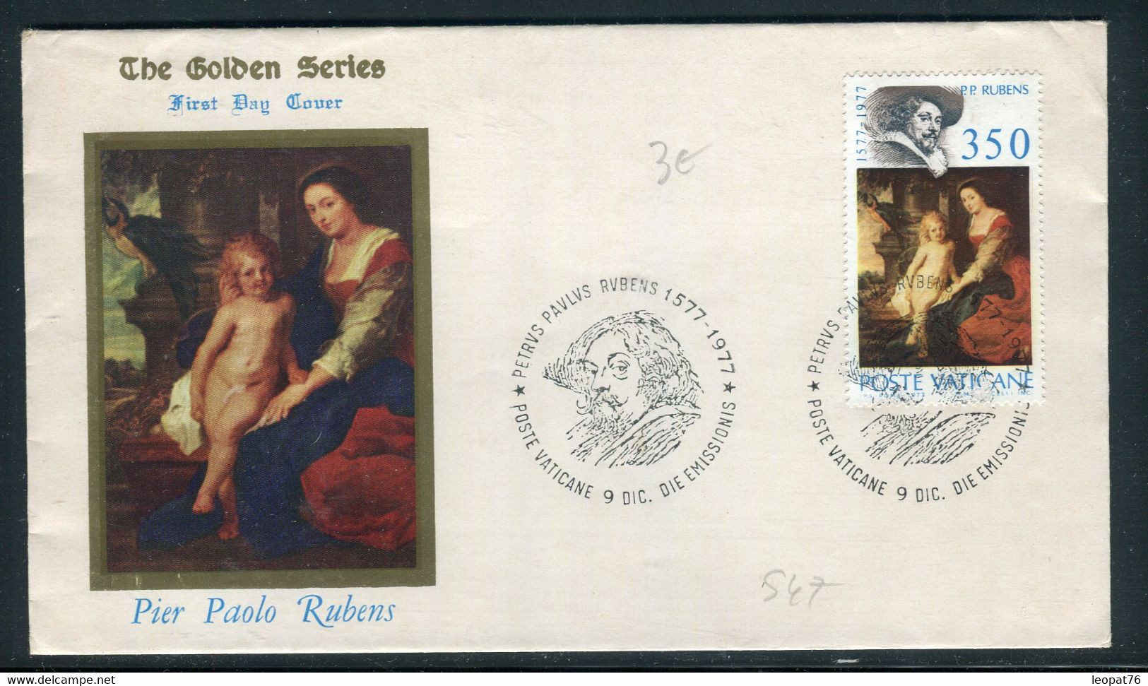 Vatican - Enveloppe FDC En 1977 - Oeuvre De Rubens - Prix Fixe !!! - Ref S 47 - FDC