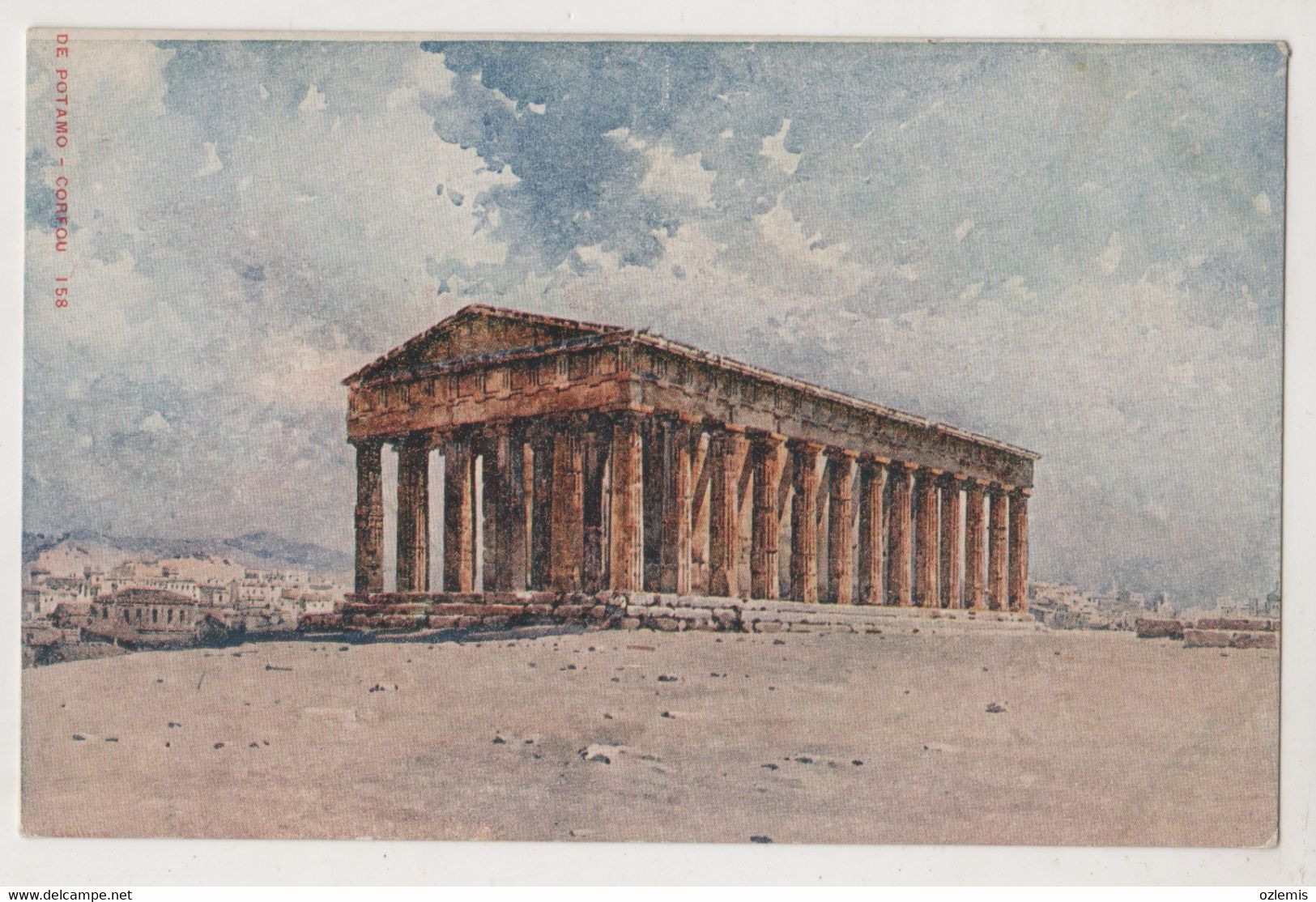 GREECE  CORFOU,DE POTAMO ,  POSTCARD - Grèce