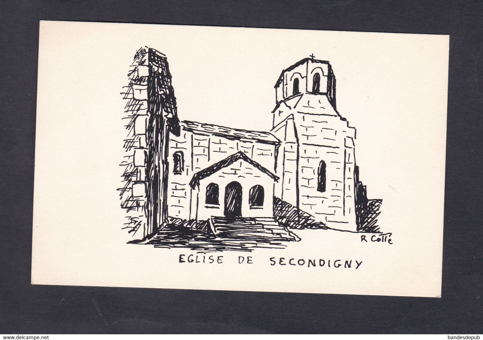 Vente Immediate Secondigny (79) Eglise  ( Illustration R. Collé 48518) - Secondigny