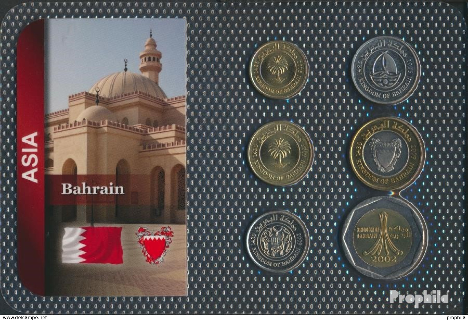 Bahrain Inseln Stgl./unzirkuliert Kursmünzen Stgl./unzirkuliert Ab 2002 5 Fils Bis 500 Fils - Bahrein