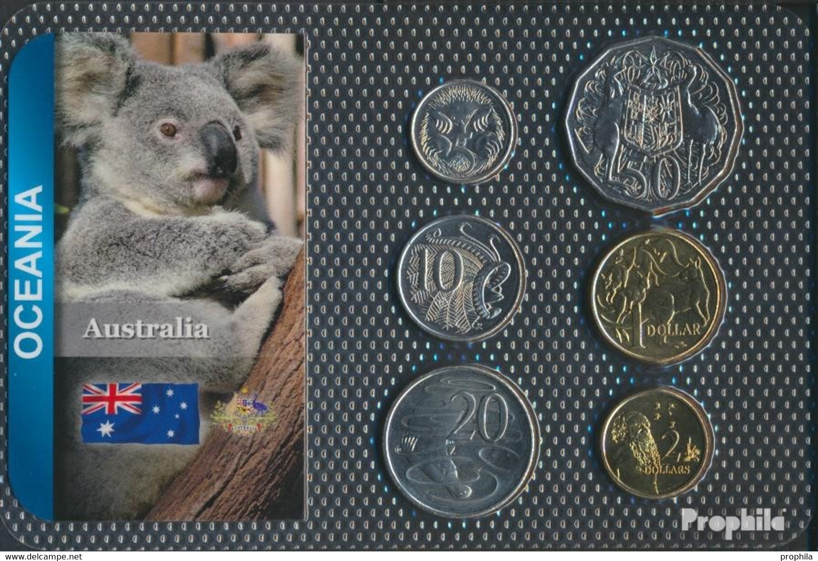 Australien Stgl./unzirkuliert Kursmünzen Stgl./unzirkuliert Ab 1999 5 Cents Bis 2 Dollars - Ongebruikte Sets & Proefsets