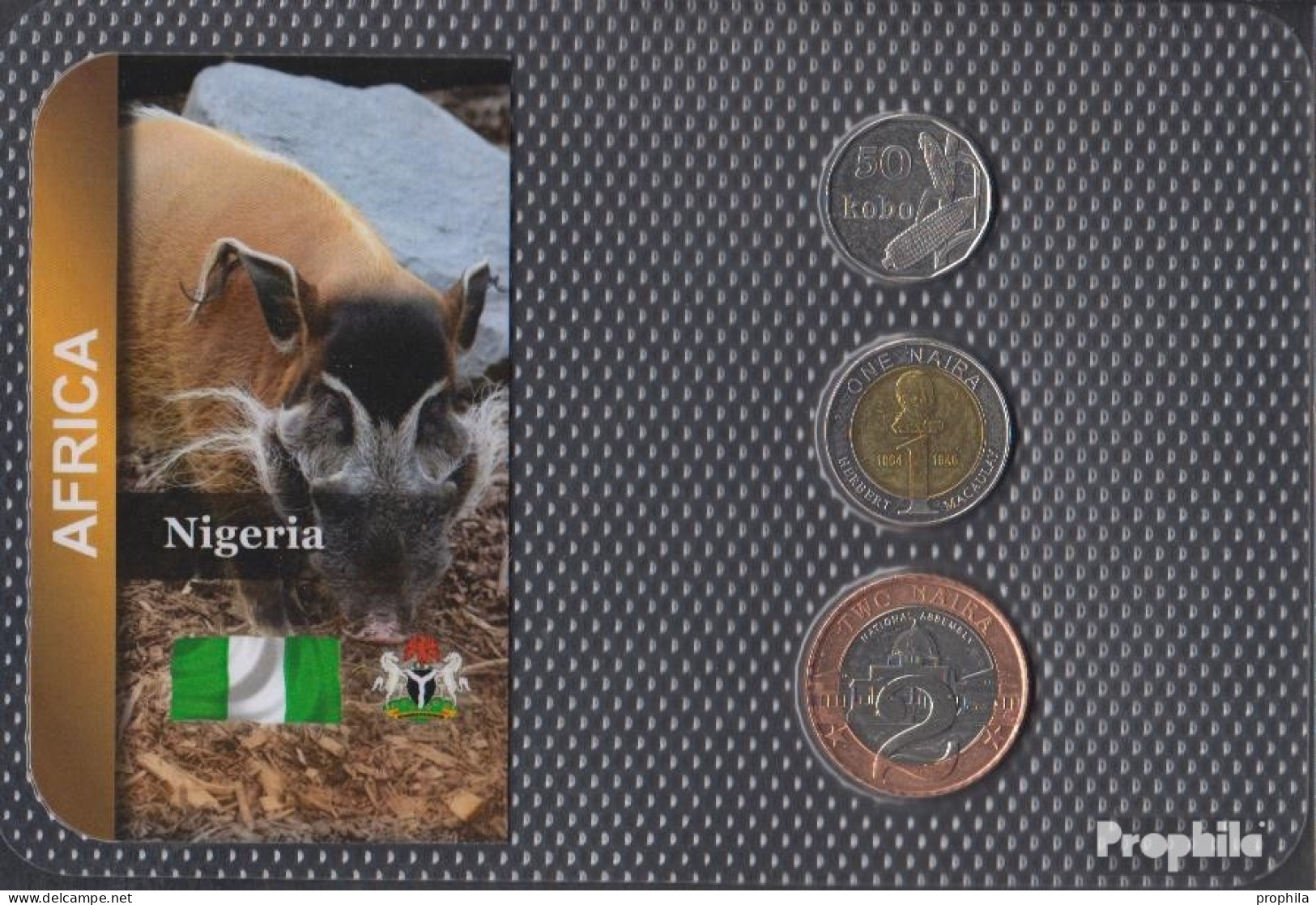 Nigeria 2006 Stgl./unzirkuliert Kursmünzen Stgl./unzirkuliert 2006 50 Kobo Bis 2 Naira - Nigeria