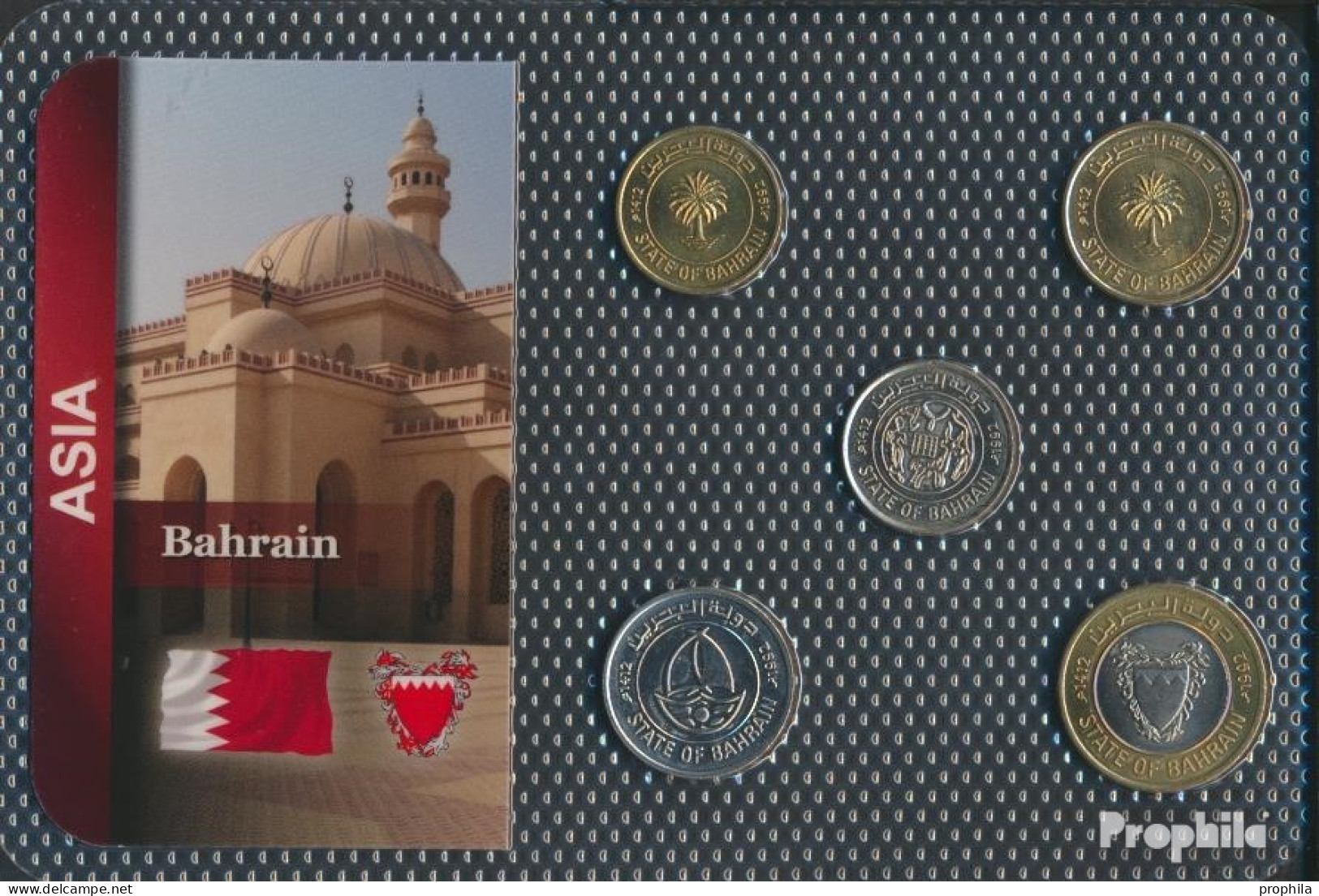 Bahrain Stgl./unzirkuliert Kursmünzen Stgl./unzirkuliert Ab 1991 5 Fils Bis 100 Fils - Bahrein