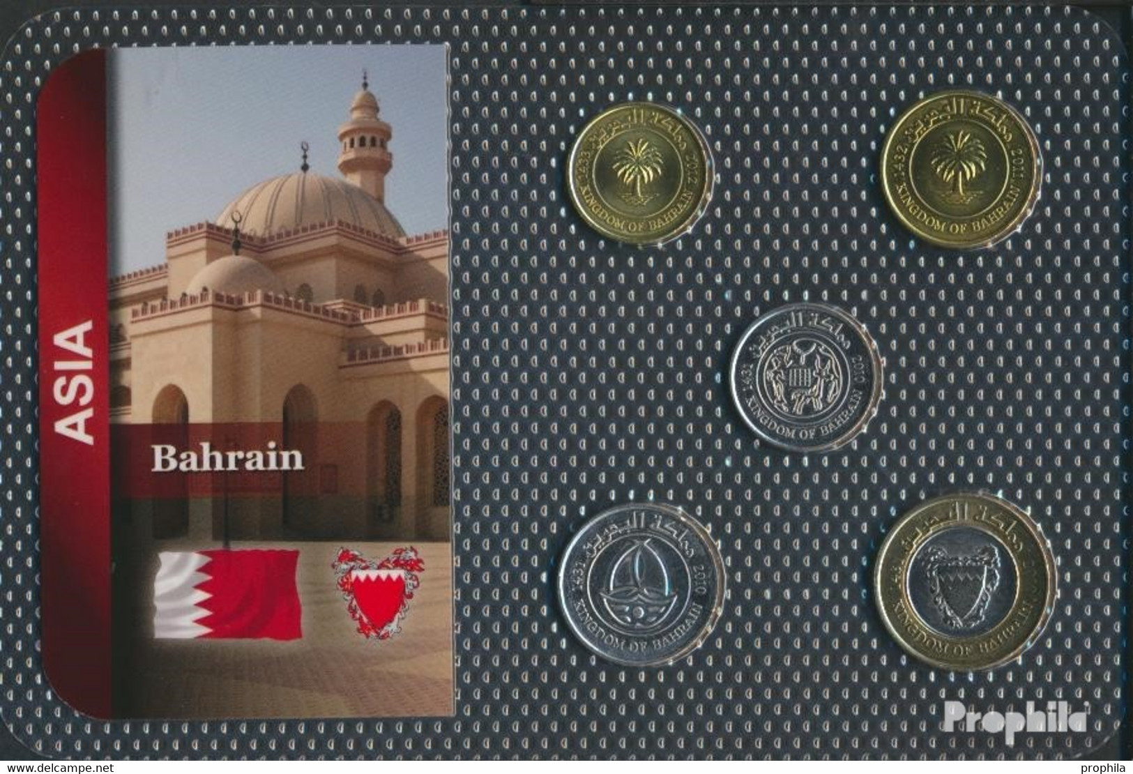 Bahrain Inseln Stgl./unzirkuliert Kursmünzen Stgl./unzirkuliert Ab 2002 5 Fils Bis 100 Fils - Bahreïn