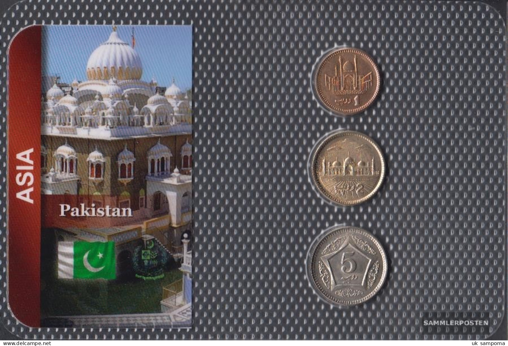 Pakistan Stgl./unzirkuliert Kursmünzen Stgl./unzirkuliert From 2001 1 Rupee Until 5 Rupees - Pakistan