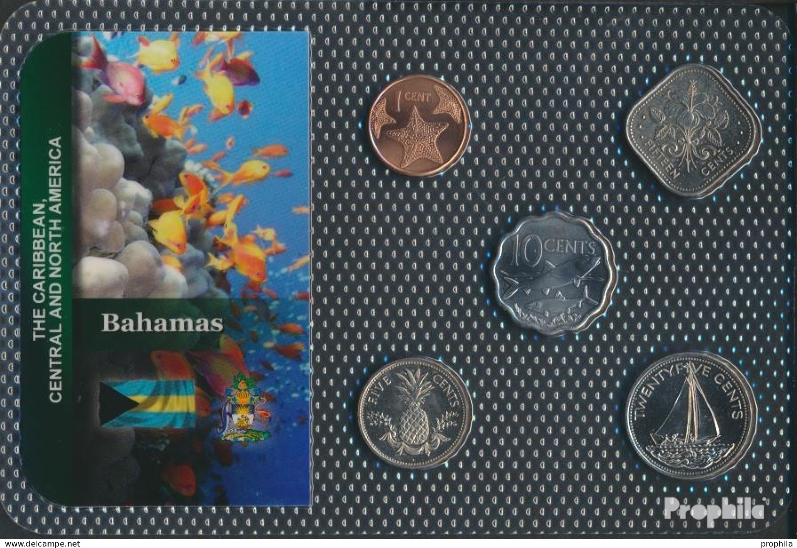 Bahamas Stgl./unzirkuliert Kursmünzen Stgl./unzirkuliert Ab 1974 1 Cent Bis 25 Cents - Bahamas