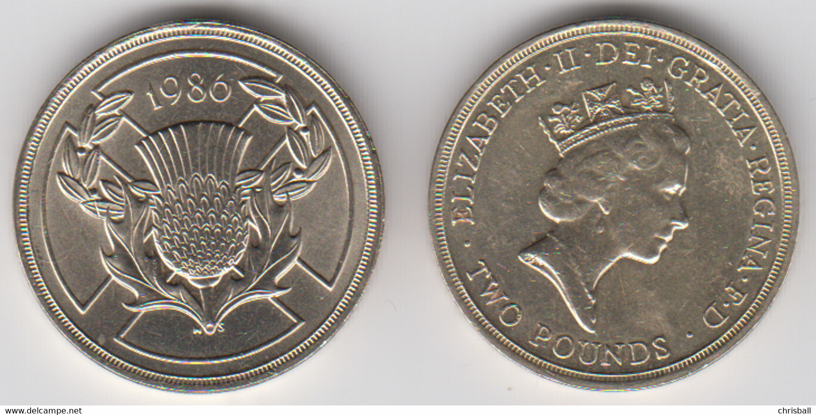 Great Britain UK £2 Two Pound Coin 'Commonwealth Games' - Circulated - 2 Pounds