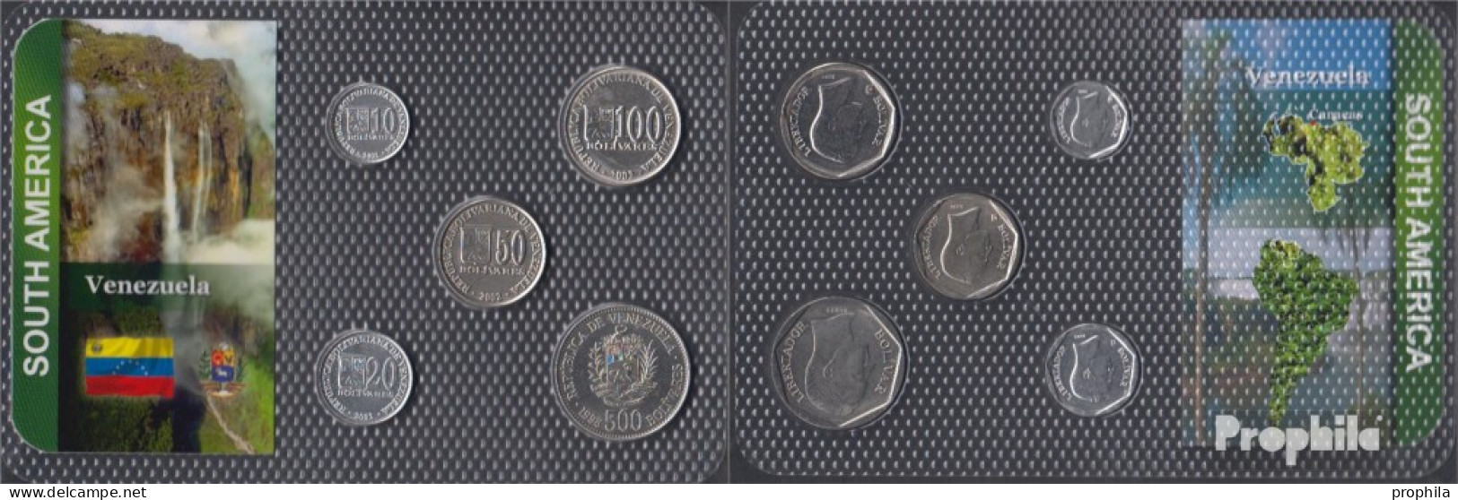 Venezuela Stgl./unzirkuliert Kursmünzen Stgl./unzirkuliert Ab 1998 10 Bolivares Bis 500 Bolivares - Venezuela