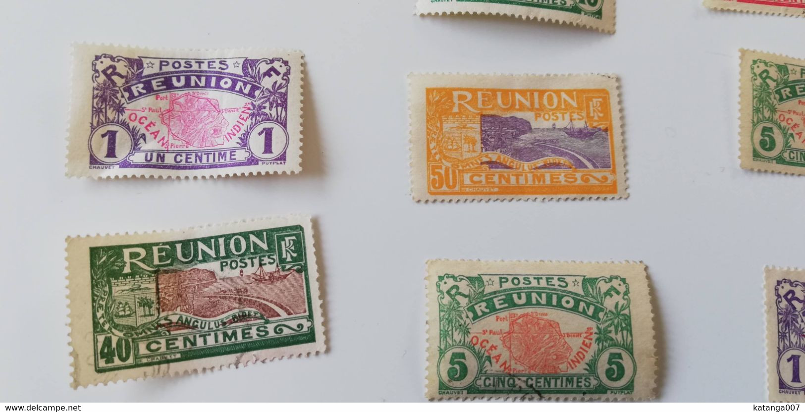 LOT DE 33 TIMBRES  COLONIE FRANCAISE - ILE DE LA REUNION  - FRANCE - 26 - Otros & Sin Clasificación